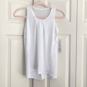 NWT Lucky in Love essential tie back tank top white S.  CON C